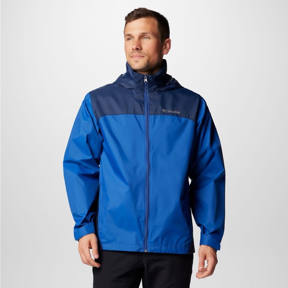 COLUMBIA Glennaker Lake Rain Jacket, Azul/Collegiate Navy